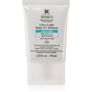 Kiehl's Dermatologist Solutions Ultra Light Daily UV Defense Aqua Gel SPF 50 PA++++ lichid protector ultra ușor SPF 50 de firma originala
