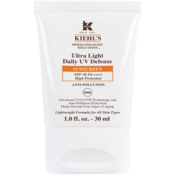 Kiehl's Ultra Light Daily UV Defense lichid protector ultra ușor pentru toate tipurile de ten, inclusiv piele sensibila de firma originala