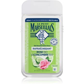 Le Petit Marseillais Bio Rose & Bio Cucumber gel de duș mătăsos
