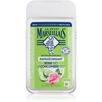 Le Petit Marseillais Rose BIO & Cucumber BIO gel de duș mătăsos