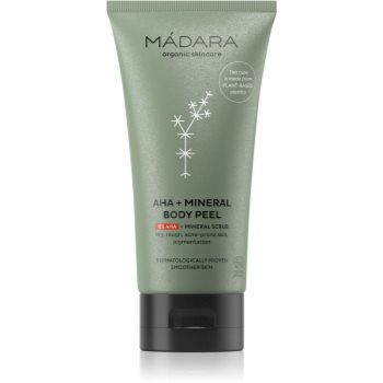 MÁDARA AHA+Mineral exfoliant de corp pentru matifiere