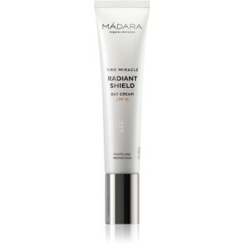 MÁDARA Time Miracle Radiant Shield crema de protectie iluminatoare SPF 15