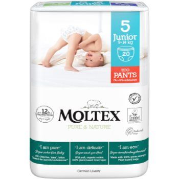 Moltex Pure & Nature Junior Size 5 scutece de unică folosință tip chiloțel