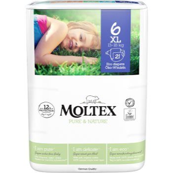 Moltex Pure & Nature XL Size 6 scutece ECO de unică folosință