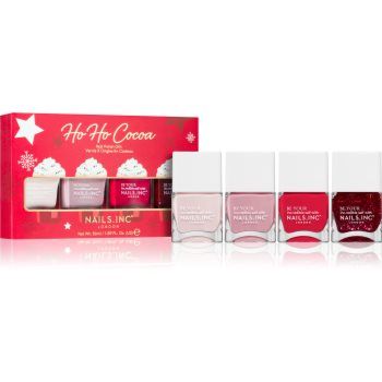 Nails Inc. Ho Ho Cocoa set cadou de Crăciun (pentru unghii)