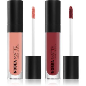 NOBEA Day-to-Day Matte Liquid Lipstick set (de buze) pentru femei