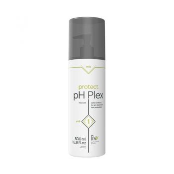 Solutie protectie par in timpul decolorarii pH Plex 1 Protect Professional, 500 ml la reducere