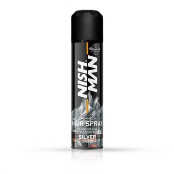 Spray pentru Colorarea Parului Nish Man Silver 150 ml la reducere