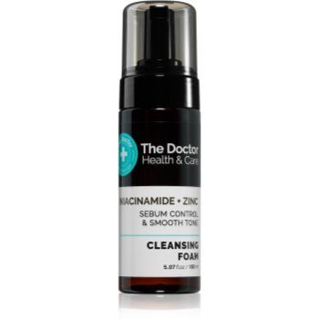 The Doctor Niacinamide + Zinc Sebum Control & Smooth Tone spuma de curatare matifianta