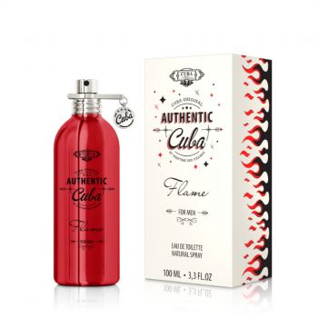 Apa de Parfum Cuba Authentic Flame, PC Design, Femei - 100ml