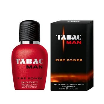 Apa de Toaleta pentru Barbati - Tabac Man Fire Power Eau de Toilette Natural Spray Vaporisateur, 50 ml ieftina