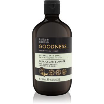 Baylis & Harding Goodness Oud, Cedar & Amber spuma de baie de firma original