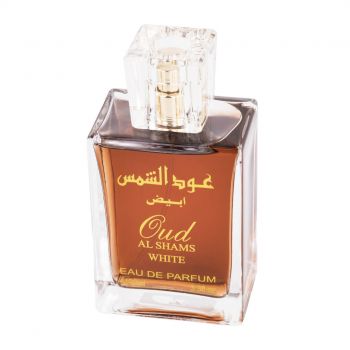 Apa de Parfum Oud Al Shams White, Wadi Al Khaleej, Unisex - 100ml