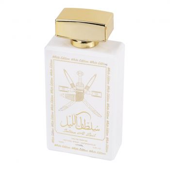 Apa de Parfum Sultan Al Lail White Edition, Wadi Al Khaleej, Barbati - 100ml de firma original
