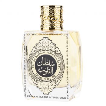 Apa de Parfum Sultan Al Quloob Intense Gold, Suroori, Unisex - 100ml
