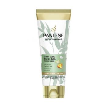 Balsam pentru Par Puternic si Lung - Pantene Pro-V Miracles Strong&Long Biotin+Bamboo Conditioner, 200 ml ieftin