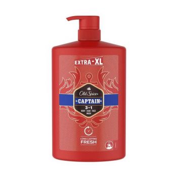 Gel de Dus pentru Barbati - Old Spice Captain Body - Hair - Face Wash 3in1, 1000 ml