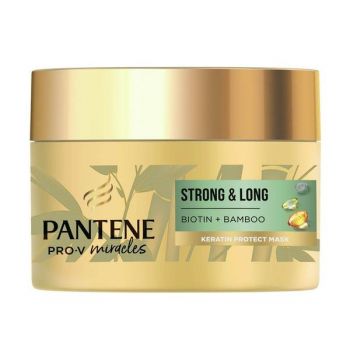 Masca pentru Par Puternic si Lung - Pantene Pro-V Miracles Strong&Long Bioton+Bamboo, 160 ml ieftina