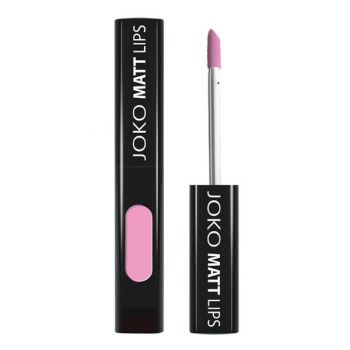 Ruj Lichid Matifiant - Joko Liquide Lipstick Matt Lips, nuanta 065 Think in Pink, 5 ml de firma original
