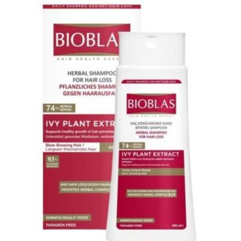 Sampon cu extract de plante de iedera impotriva căderii părului, Bioblas, 360 ml