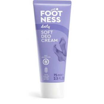 SHORT LIFE - Crema Delicata pentru Picioare 3 in 1 Soft Deo Cream Footness, 75 ml