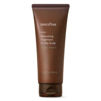 Tratament revigorant fara silicon pentru scalp uleios, Innisfree, 200 ml ieftin