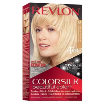 Vopsea de Par Revlon - Colorsilk, nuanta 03 Ultra Light Sun Blonde, 1 buc