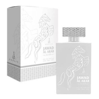 Apa de Parfum Unisex - Khalis EDP Jawad Al Arab Silver, 100 ml de firma original