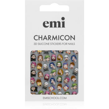 emi Charmicon Emoji folii autocolante pentru unghii 3D de firma original