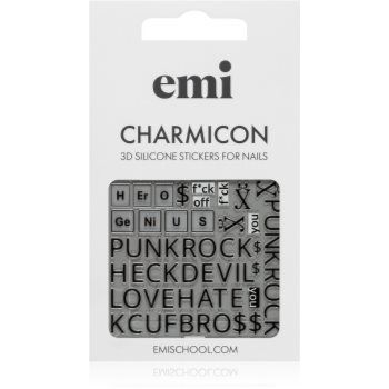 emi Charmicon Punk Rock folii autocolante pentru unghii 3D de firma original