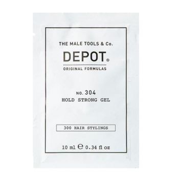 Depot, 300 Hair Stylings No. 304, Botanical, Hair Styling Gel, For Styling, Strong Hold, 10 ml