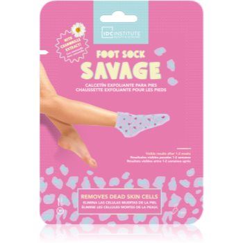 IDC Institute Foot Sock Savage masca pentru exfoliere pentru picioare