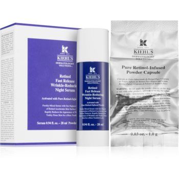 Kiehl's Dermatologist Solutions Retinol Fast Release Wrinkle-Reducing Night Serum ser de noapte antirid cu retinol