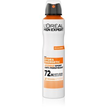 L’Oréal Paris Men Expert Hydra Energetic spray anti-perspirant impotriva mirosului si transpiratiei