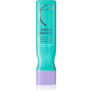 Malibu C Malibu Blondes balsam de par violet pentru parul blond cu suvite Malibu C Malibu Blondes balsam de par violet pentru parul blond cu suvite