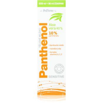 MedPharma Panthenol 10% Sensitive lapte de corp intens hidratant efect regenerator