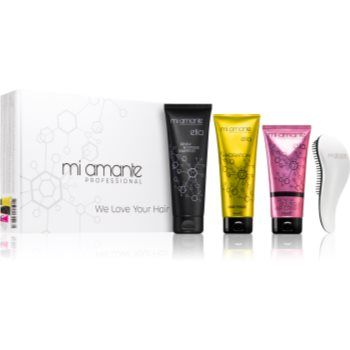 Mi Amante Professional Glamour Keratin Set set cadou pentru un par stralucitor si catifelat