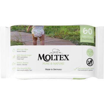 Moltex Pure & Nature Baby Wipes șervețele umede pentru copii