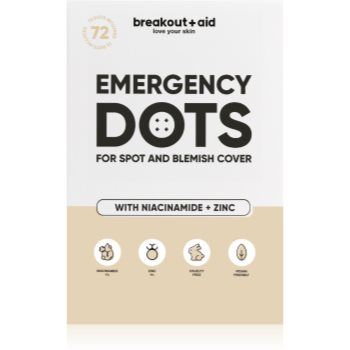 My White Secret Breakout + Aid Emergency Dots tratament topic pentru acnee cu niacinamidă și zinc ieftine