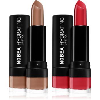 NOBEA Day-to-Day Hydrating Lipstick set (de buze)