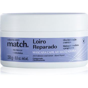 oBoticário Match masca pentru regenerare pentru par blond