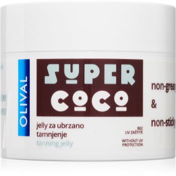 Olival SUPER Coco crema gel pentru hidratare. pentru accelerarea bronzului