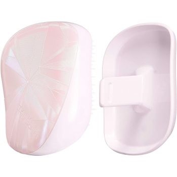 Perie pentru par Tangle Teezer Compact Styler Smooth & Shine Limited Editions Smashed Holo Pink ieftin