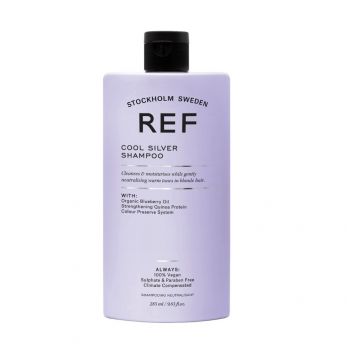 Ref Stockholm, Cool Silver, Sulfates-Free, Hair Shampoo, Neutralising Warm Tones, 285 ml