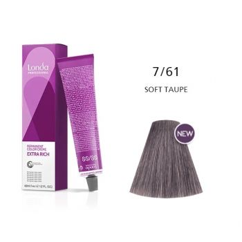 Vopsea permanenta Londa Professional 7/61, Blond Mediu Violet Cenusiu, 60ml ieftina