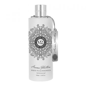 Aroma Selection White Tea & Magnolia, Unisex, Gel de dus, 500 ml de firma originala