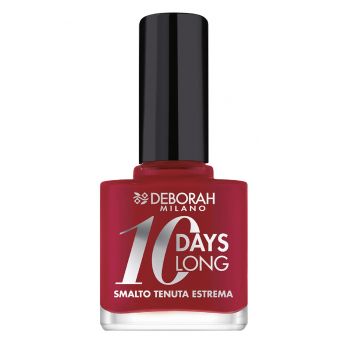 Deborah, 10 Days Long, Nail Polish, 886, Vintage Red, 11 ml