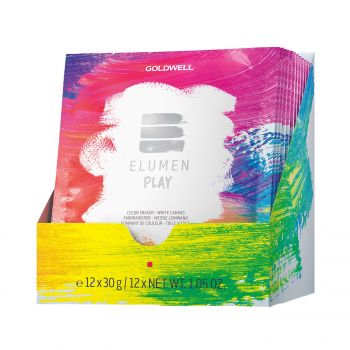 Pudra indepartare vopsea Goldwell Elumen Play Eraser, 12x30gr de firma originala