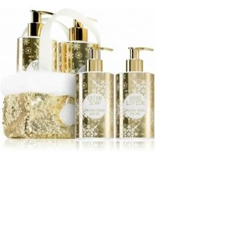 Vivian Gray Golden Glitters, Set Sapun lichid & Crema de maini, 2x 250 ml ieftina