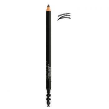 2 Way Pencil, Femei, Creion de sprancene cu pensula, Soft Black, 1.2 g